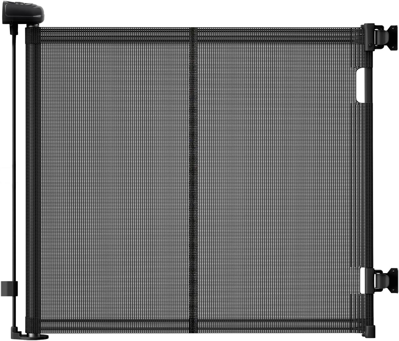 Ausziehbares Treppenschutzgitter, 140cm/schwarz