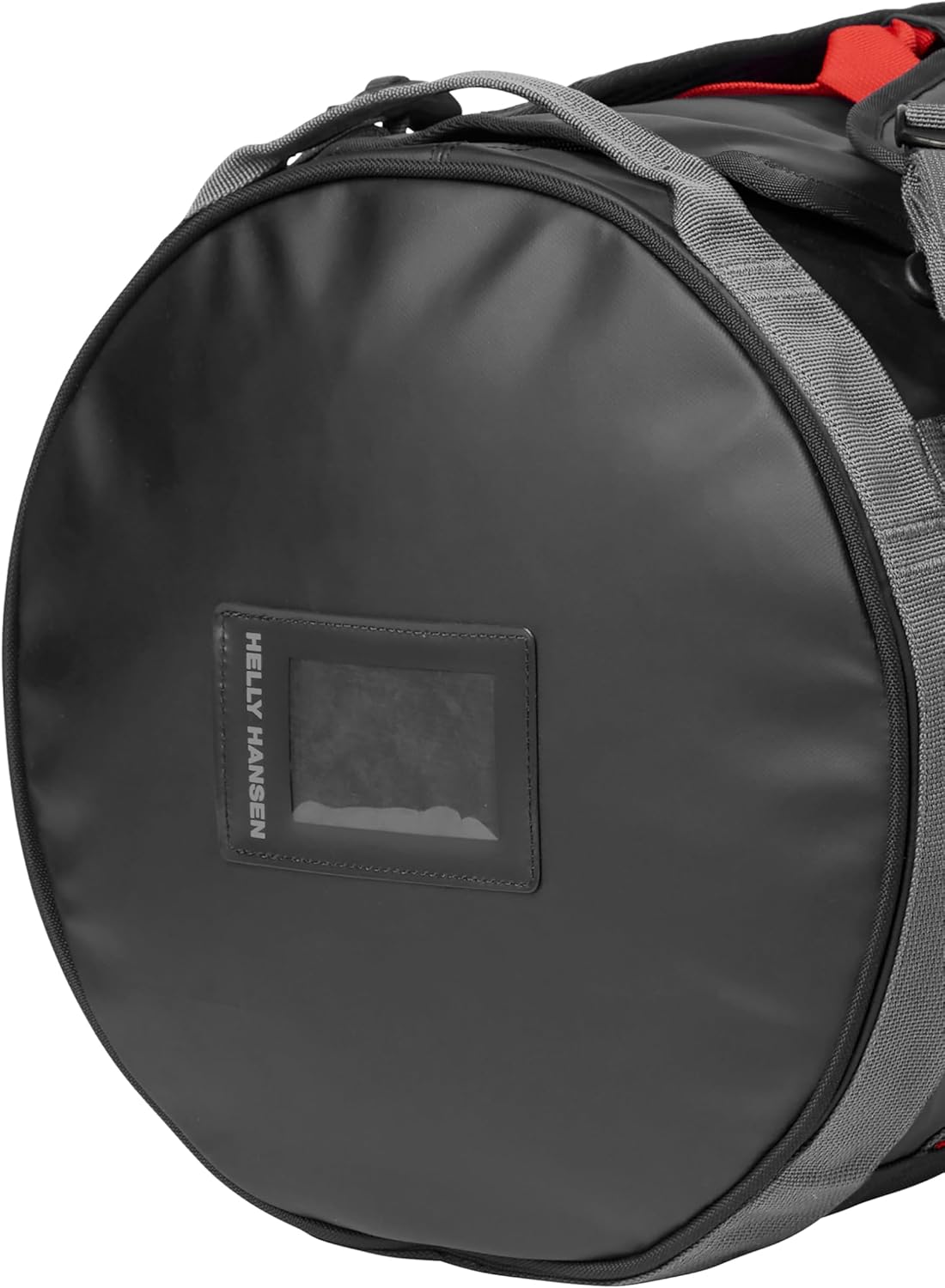 Duffel Bag 2, 30 liter  Schwarz (Ebony) / Rot (Cherry Tomato)