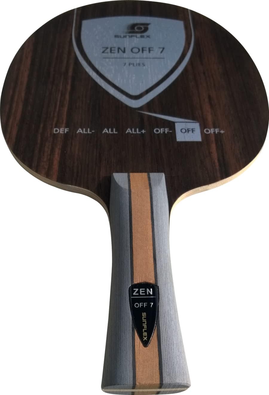 Zen Off 7 Tischtennis-Holz, anatomisch