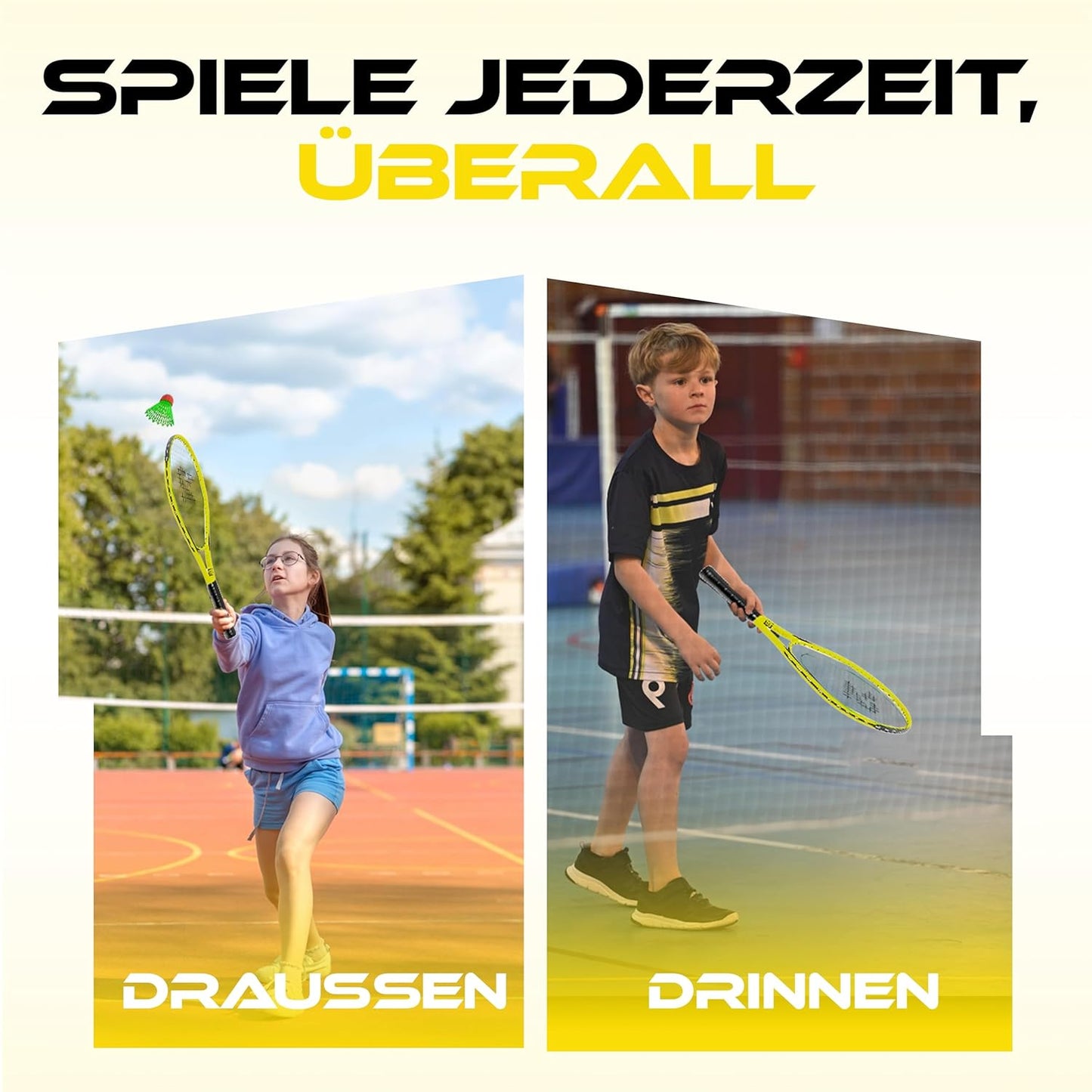 Crossminton Jugendset, 4. Gelb