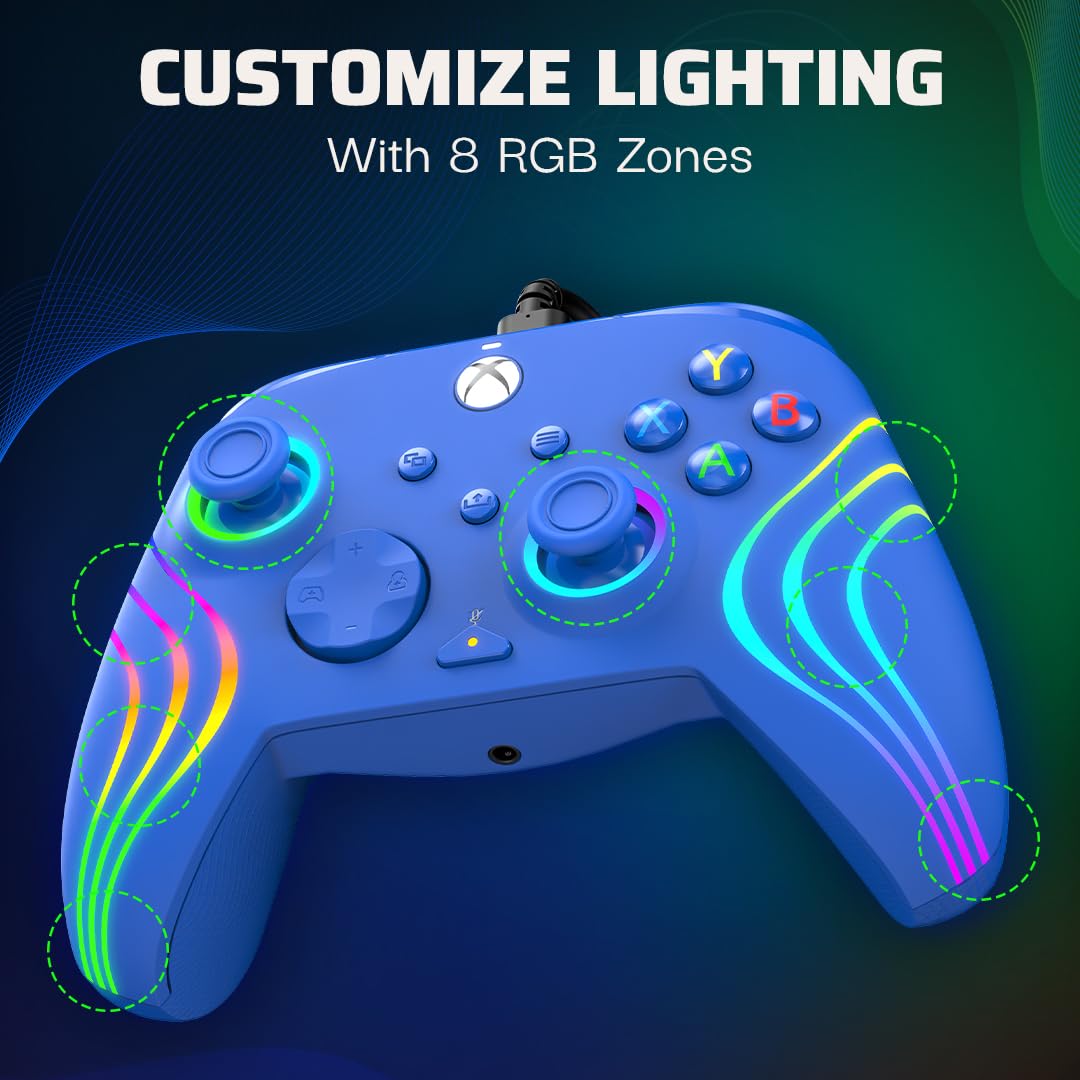 Afterglow Wave Controller für Xbox, Blau