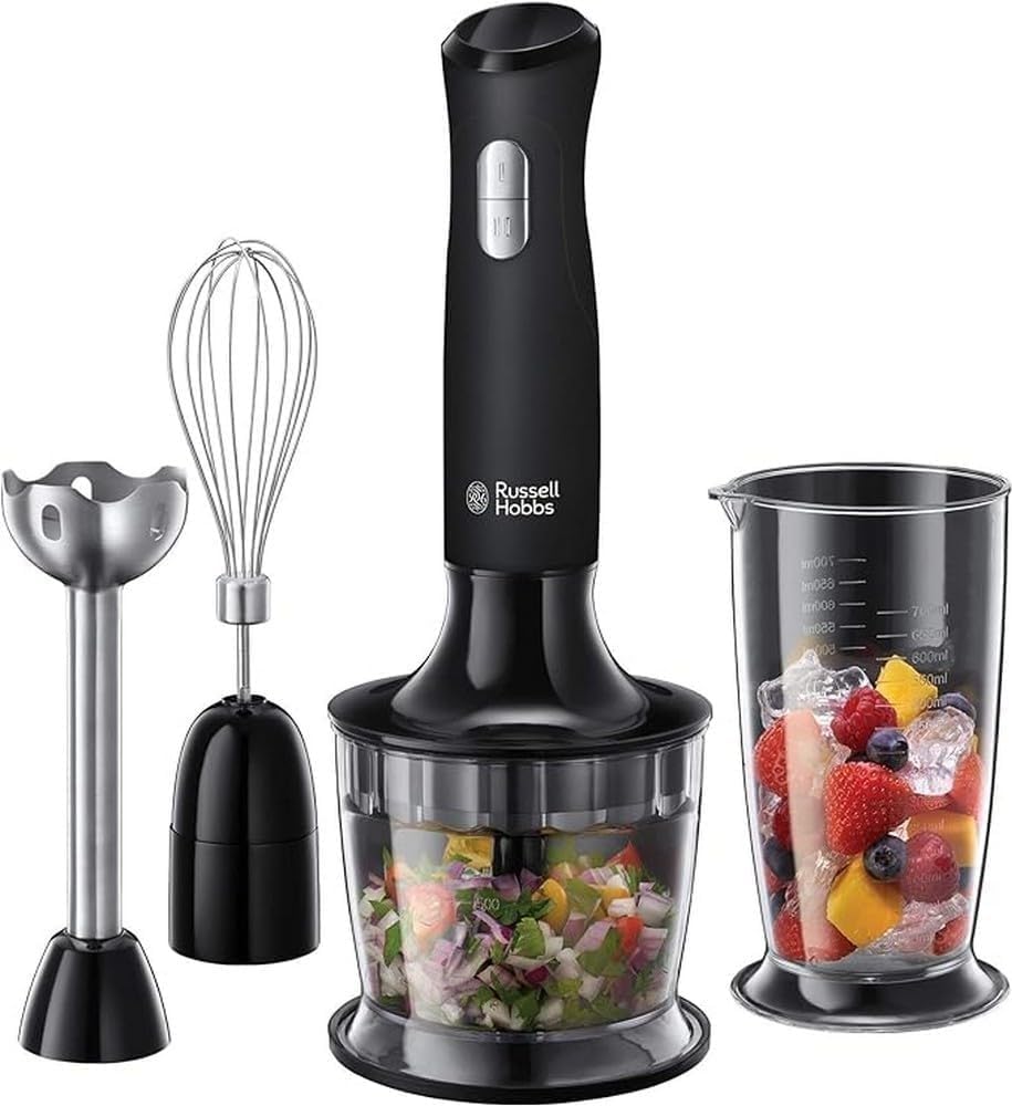3-in-1 Stabmixer-Set 24702-56: Pürierstab, Zerkleinerer, Schneebesen