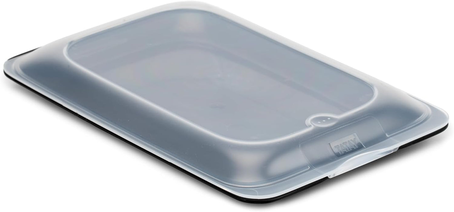 4-teiliges Frischhaltedosen-Set für Aufschnitt, 4 Standard - Pastellfarben