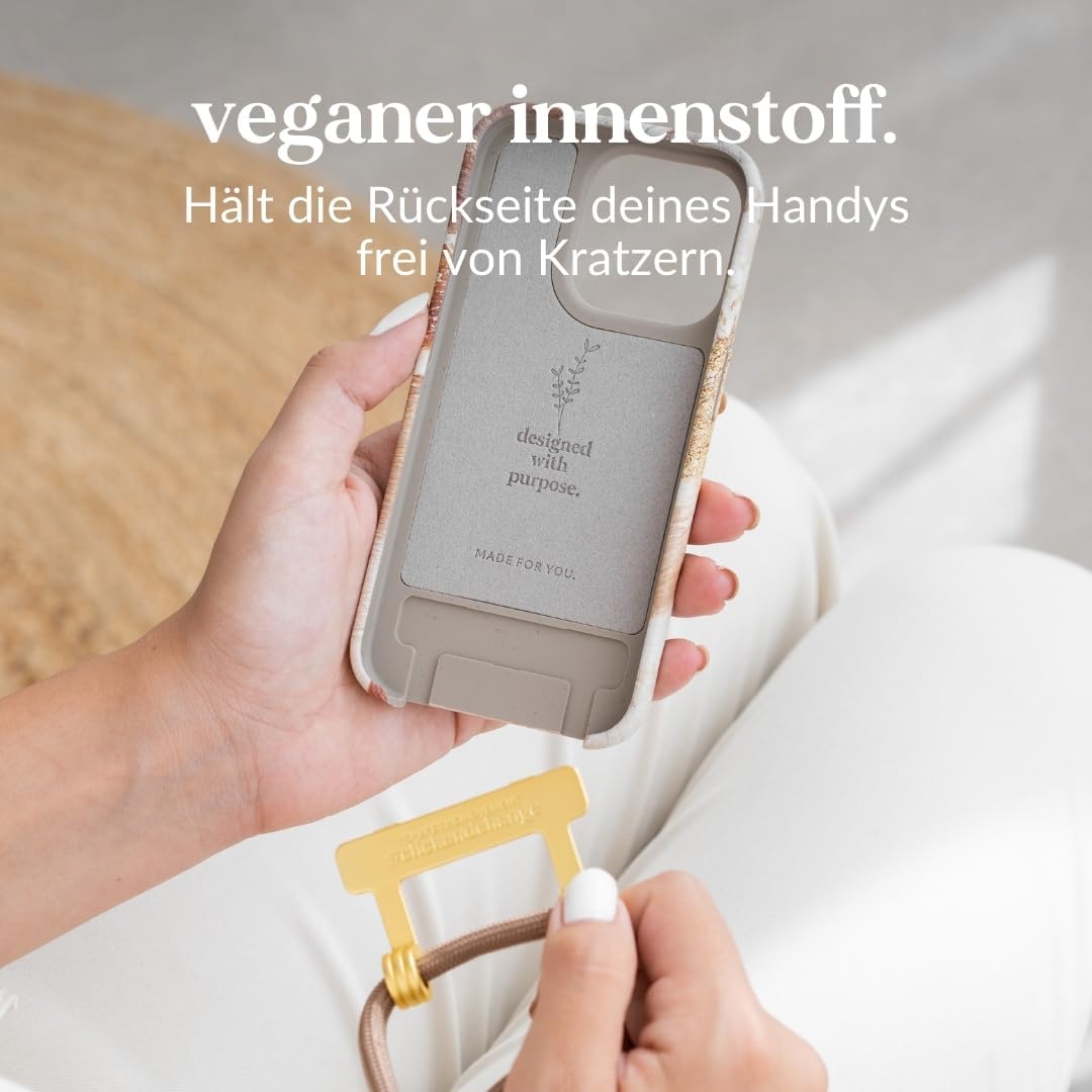 Change Case Handykette für iPhone 15 Pro, iPhone 15 Pro, Desert gold