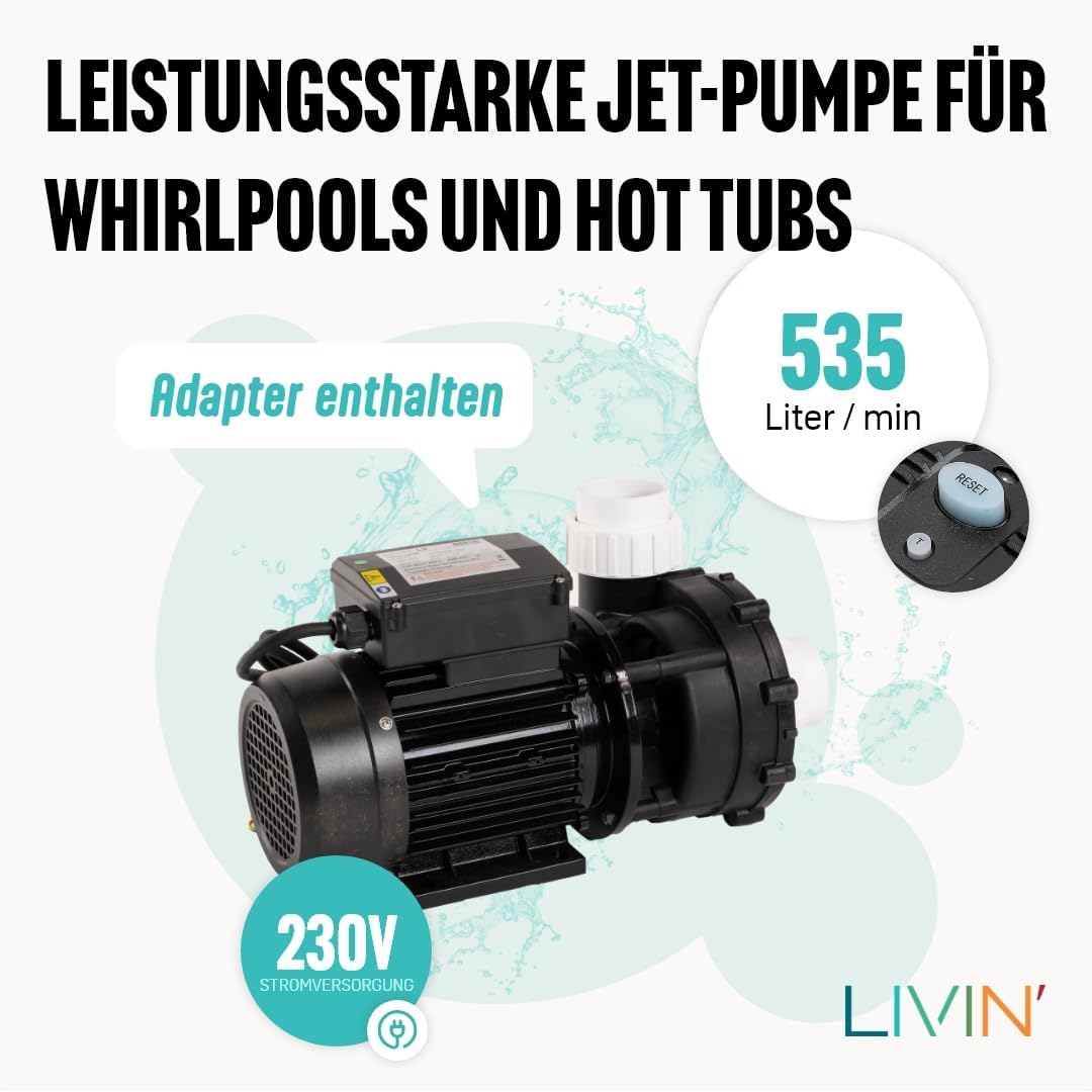 Jet Pool- und Whirlpool-Umwälzpumpe LP200