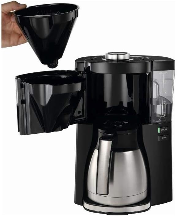 Look Therm Perfection Filterkaffeemaschine, Schwarz mit Thermkanne