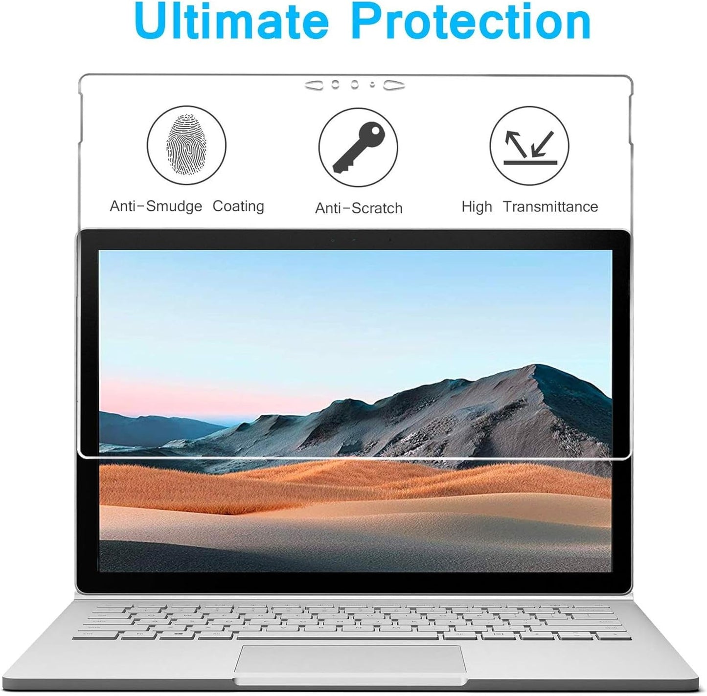 Displayschutz für Surface Book (15 Zoll)