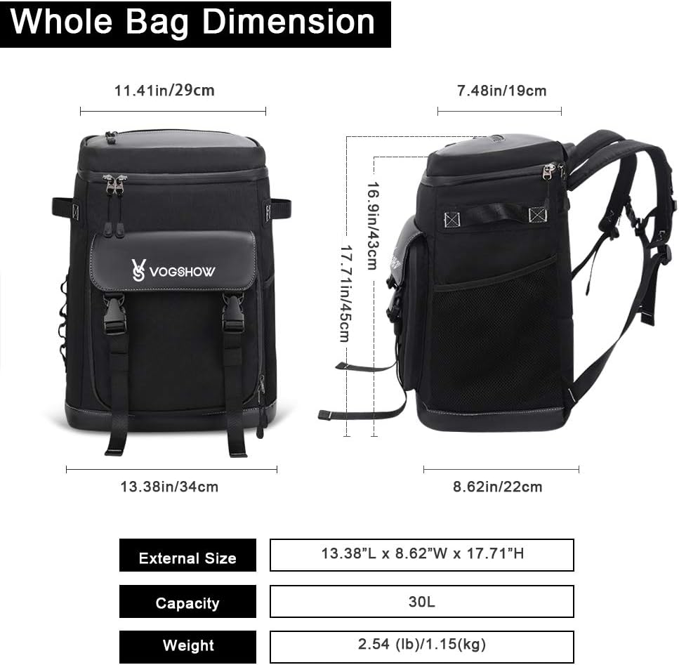 Kühlrucksack, Schwarz