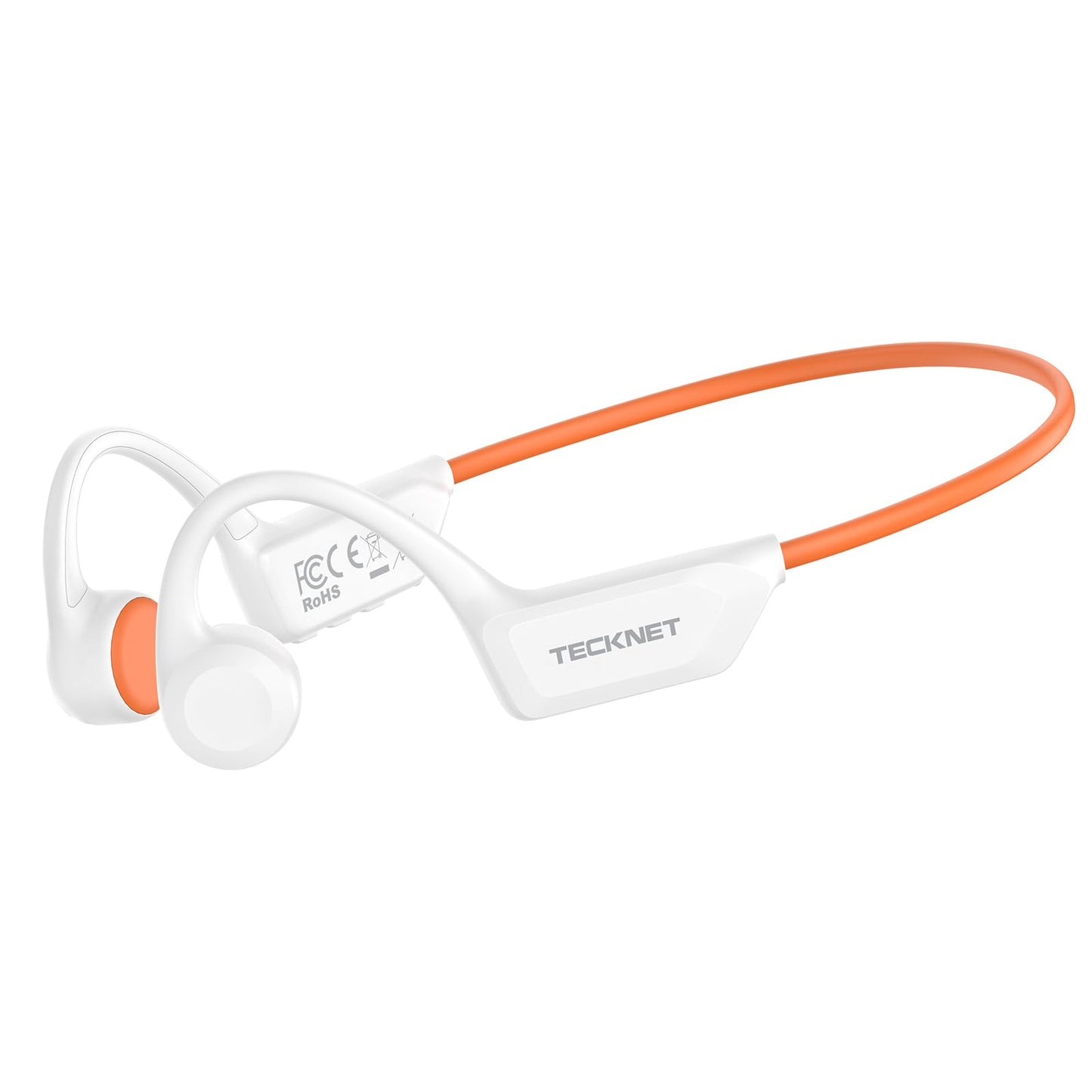 Knochenschall Bluetooth-Kopfhörer, Weiss