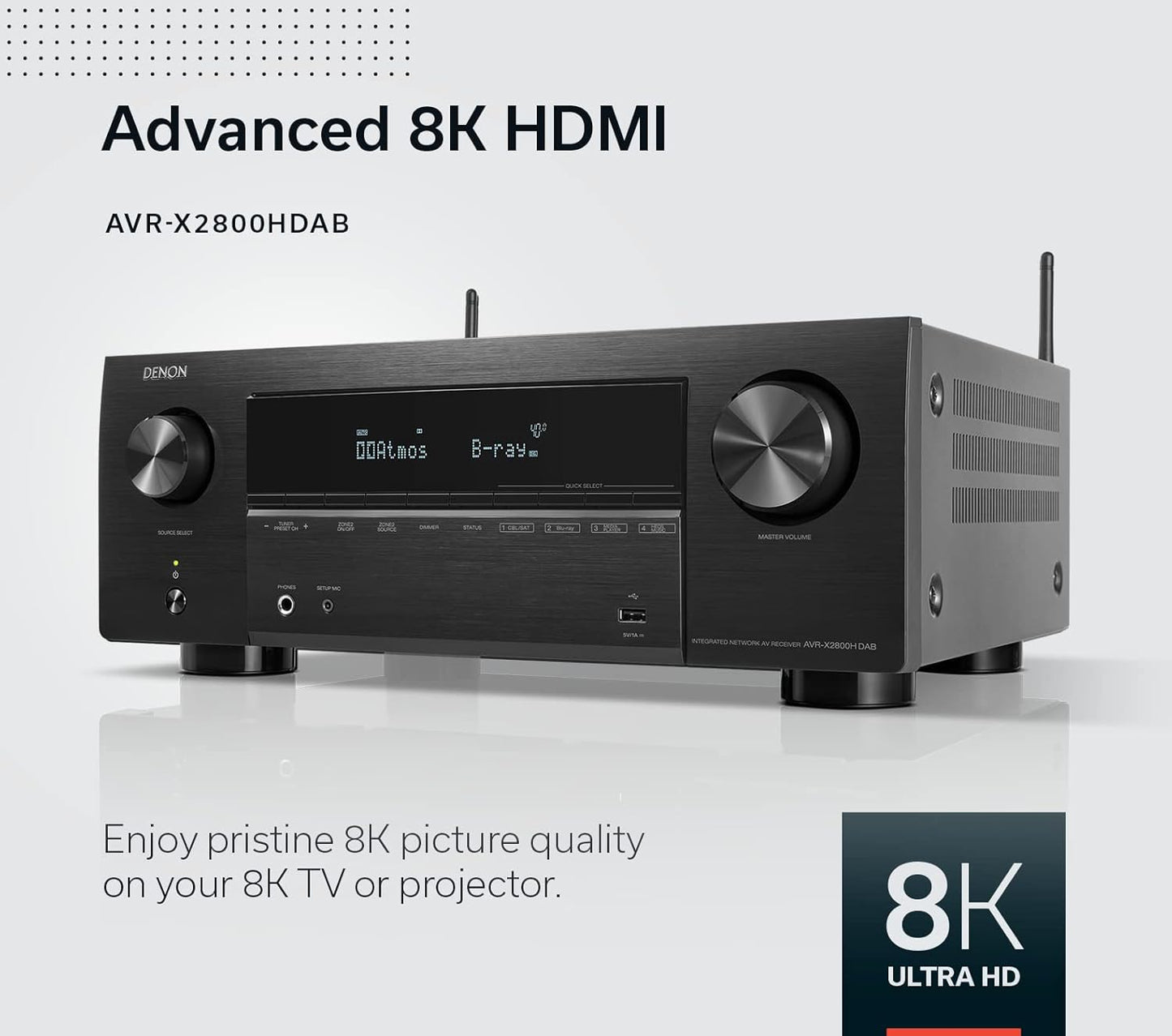 AVR-X2800H DAB, mit DAB
