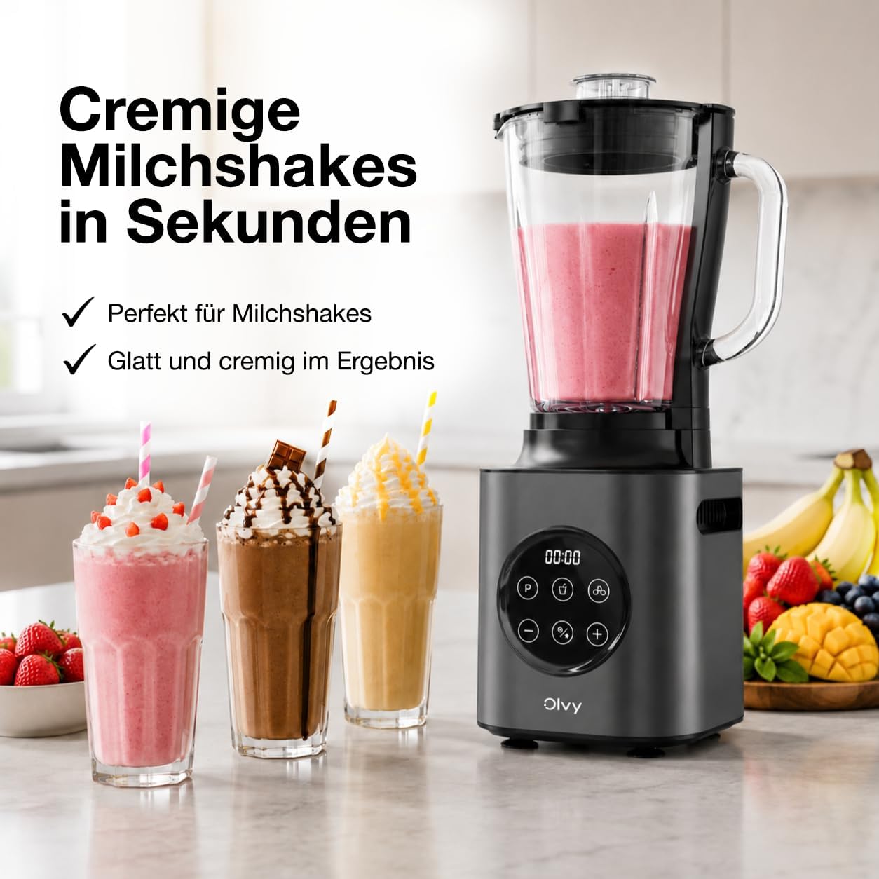 Smoothie Standmixer, Grey
