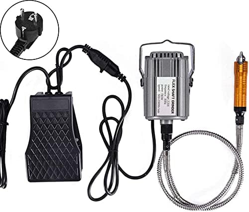 Drehwerkzeug Set mit Flexwelle und Fusspedal, Starke 780W, 0,4-6 mm Spannfutter