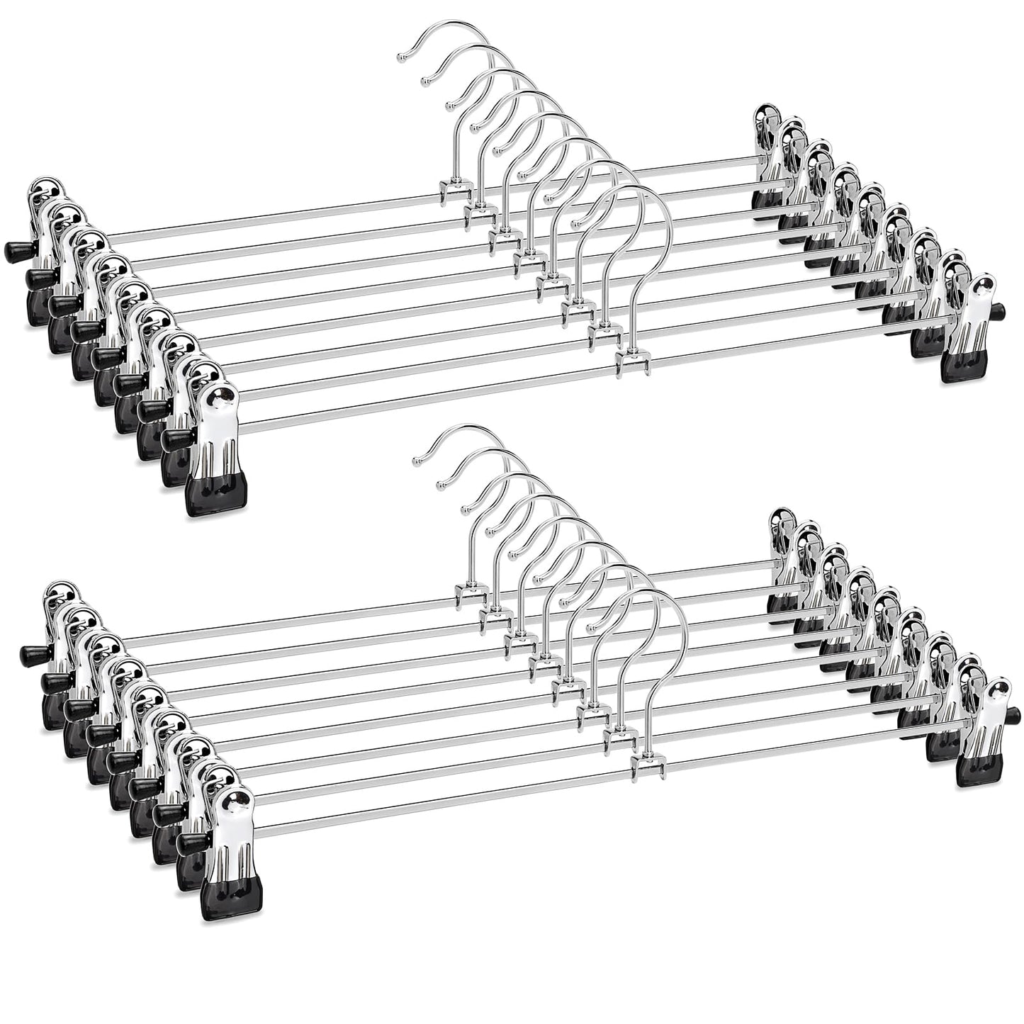 Hosenbügel mit Clips, 40cm(20PCS)