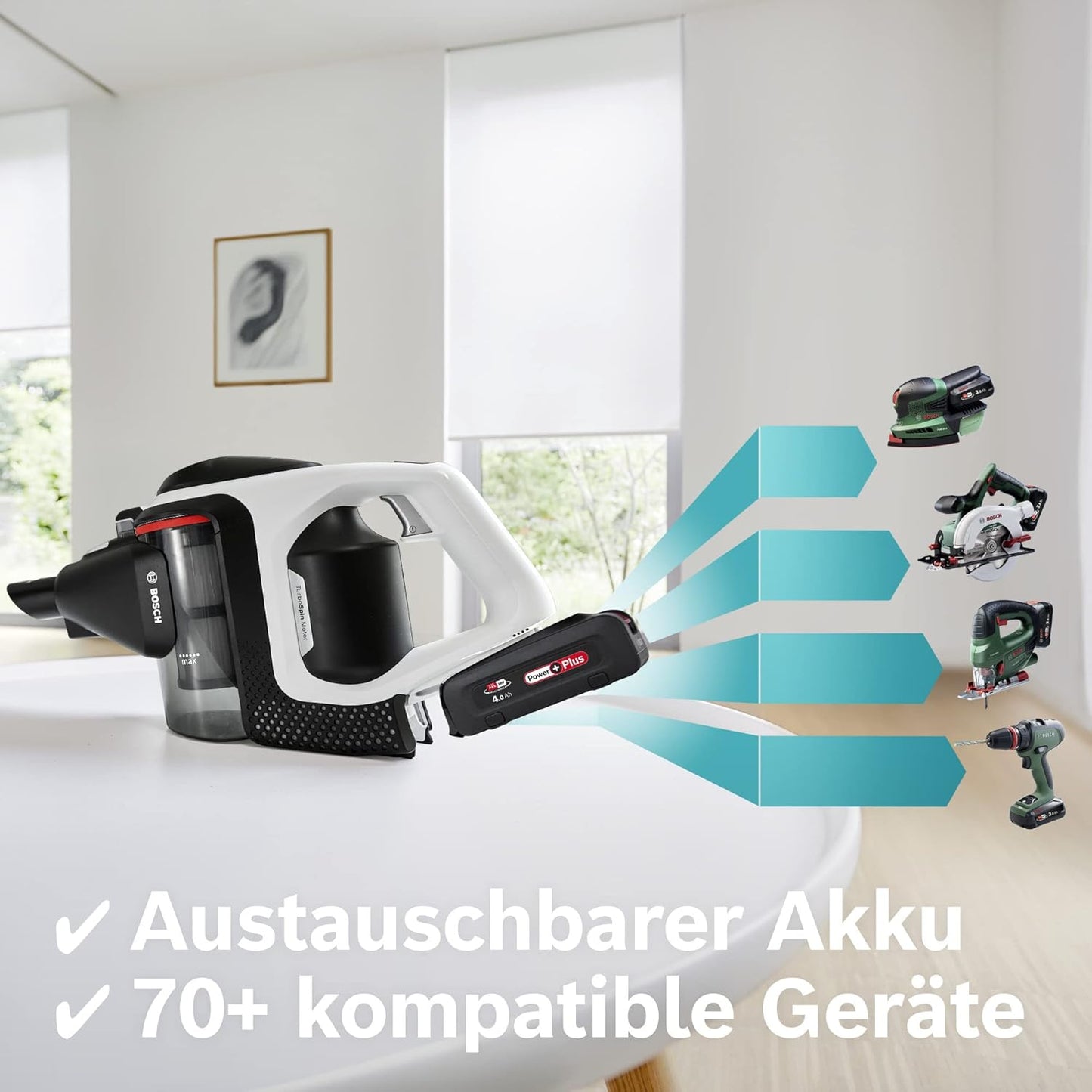 Wechselakku für kabellose Akku-Staubsauger