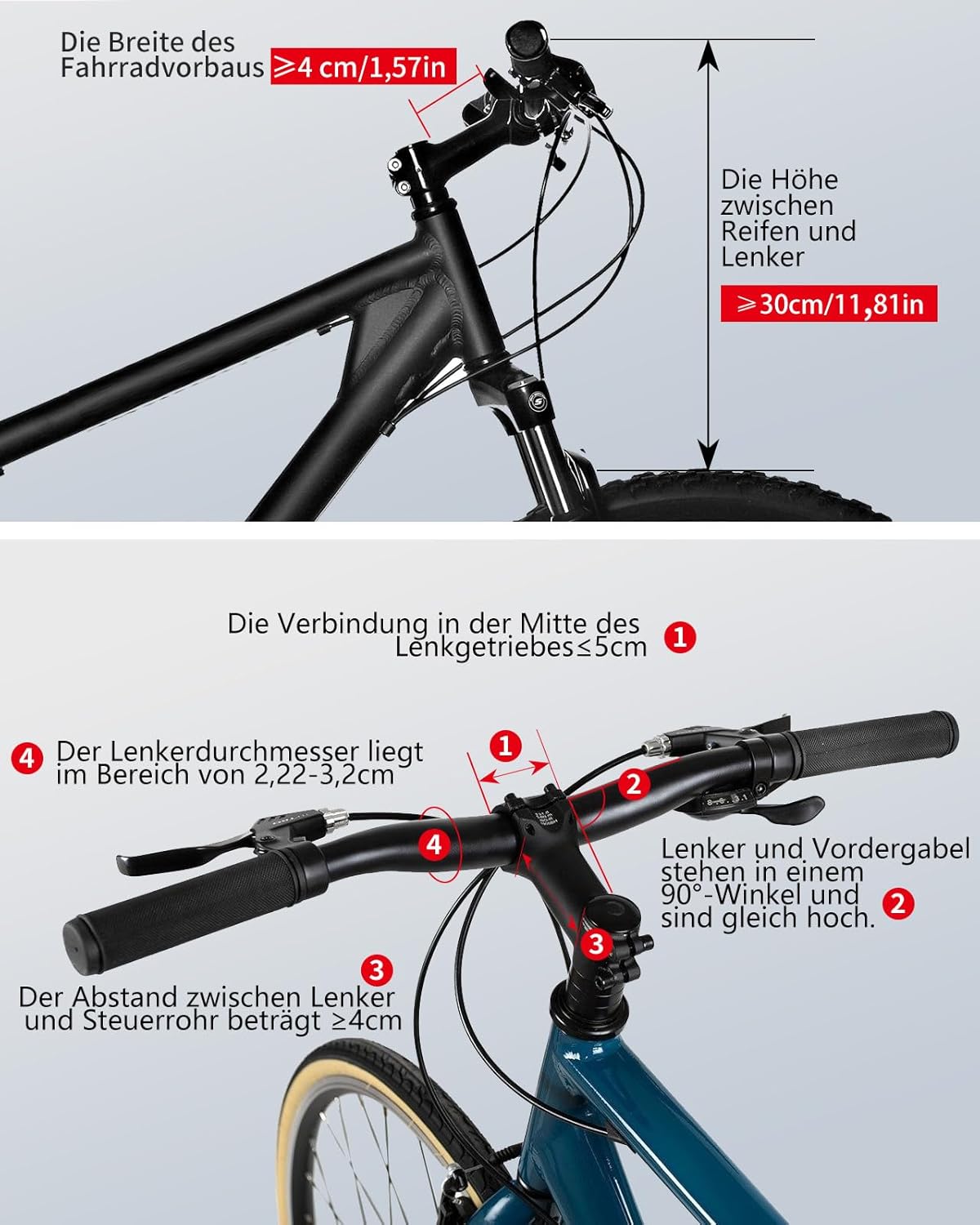 Faltbarer Fahrradkorb mit Schnellmontage-Halterung, Schwarz