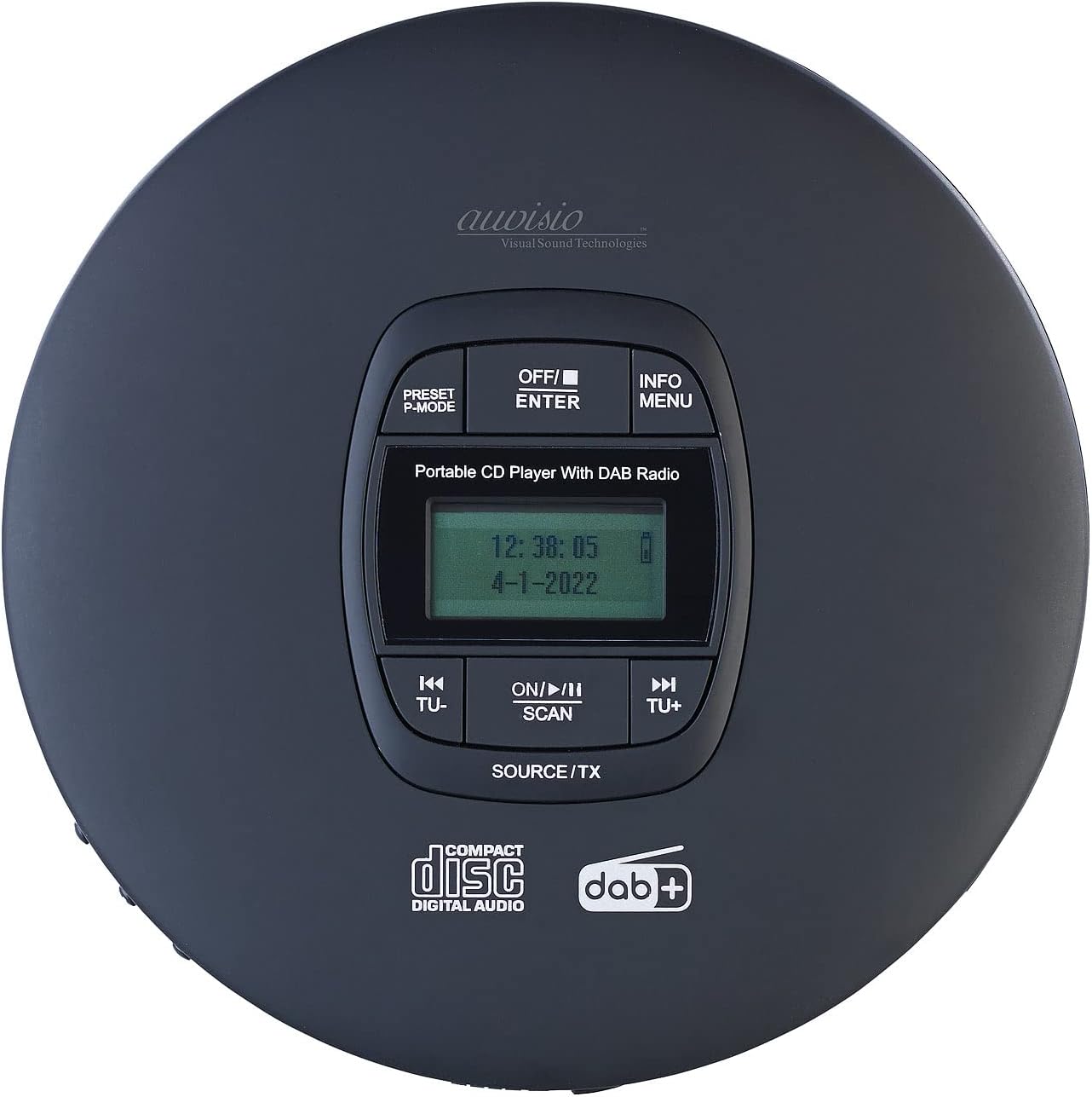 Tragbarer CD-Player mit DAB+ Radio und Bluetooth