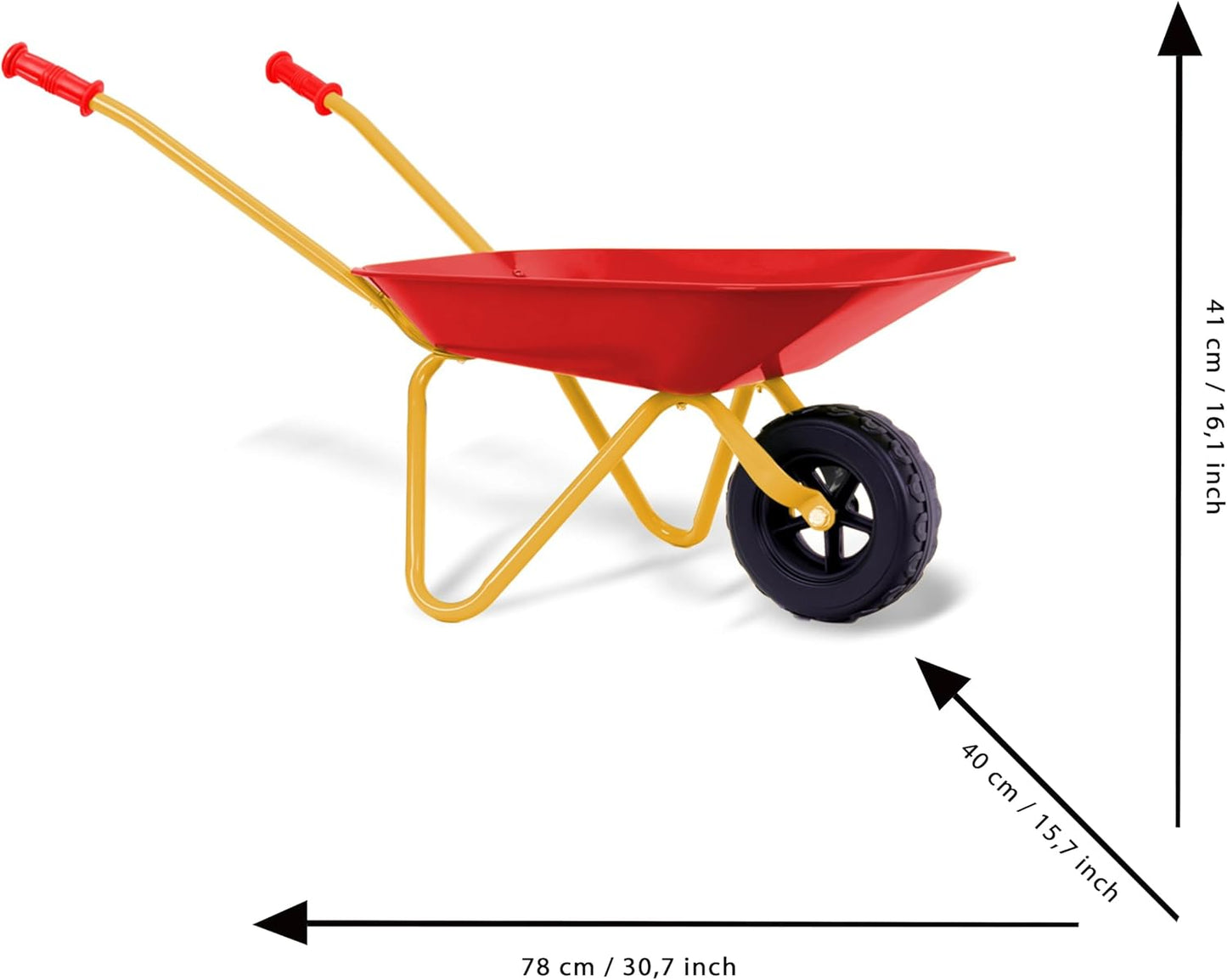 Kinderschubkarre mit Zubehör