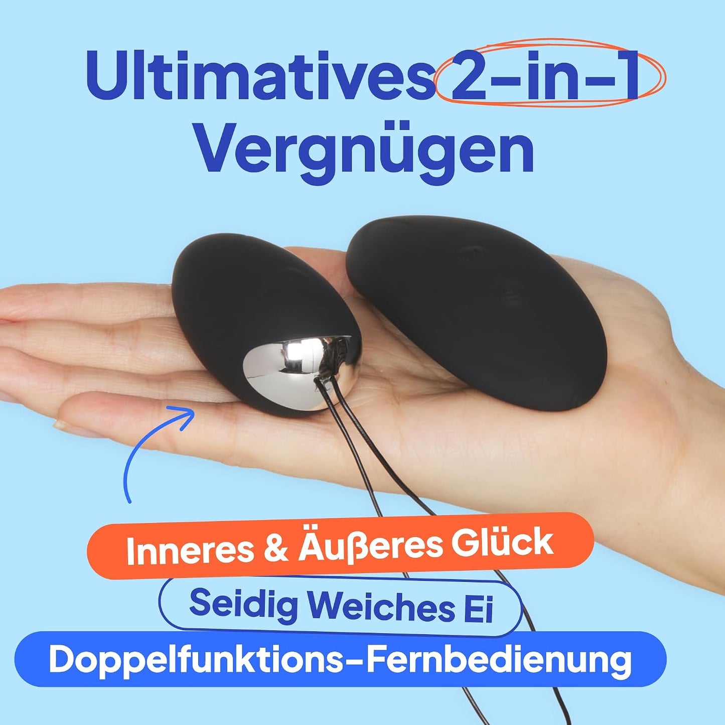 Vibro Ei mit Fernsteuerung