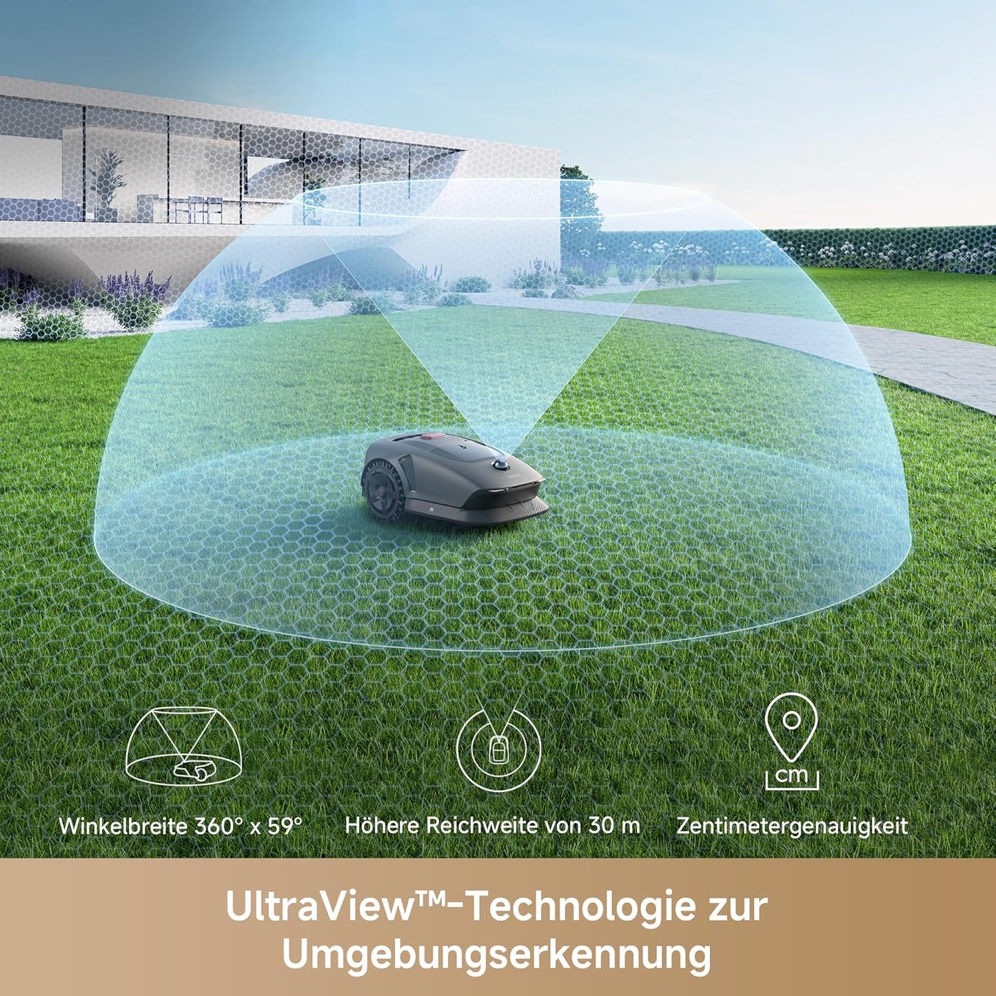 Mähroboter Mova 1000 mit 3D-LiDAR, Mova 1000