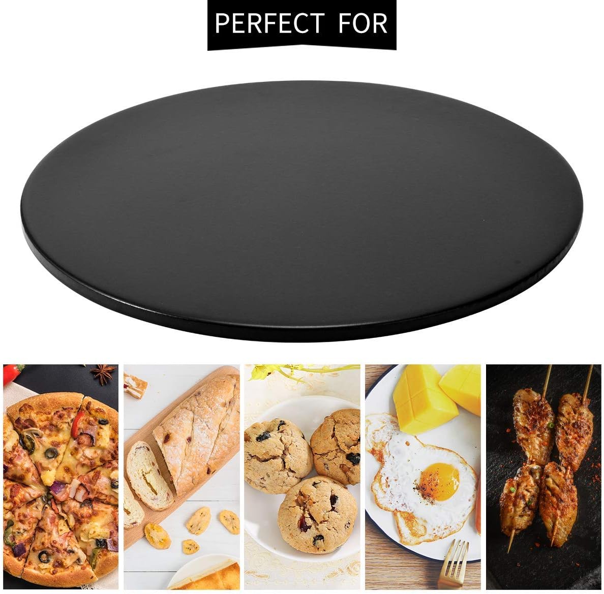 Pizzastein für Ofen und Grill