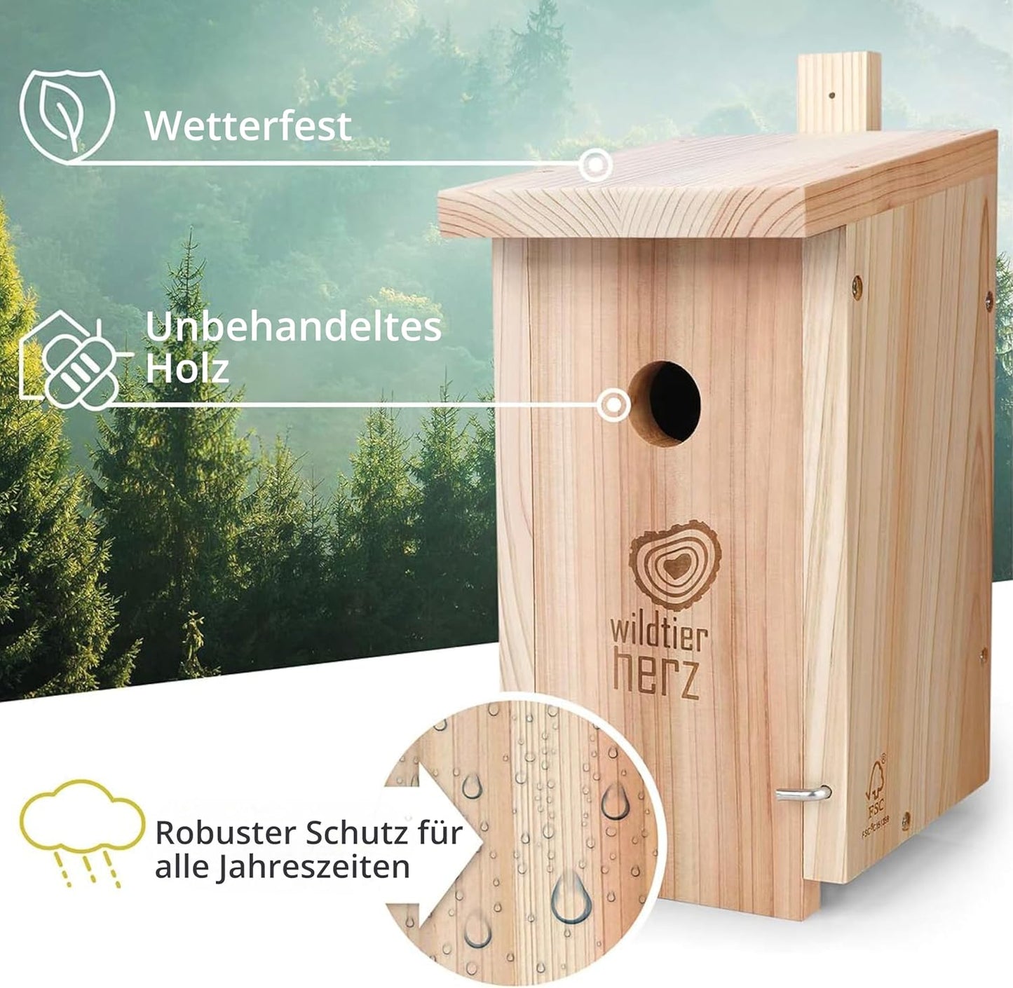 Nistkasten für Gartenvögel, Garten