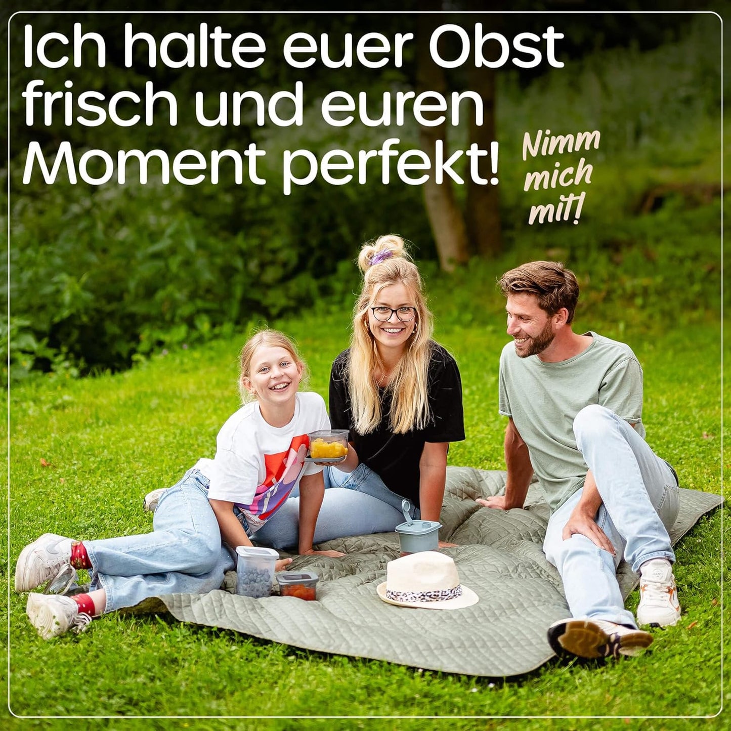 12-teiliges Vorratsdosenset, Weiss / Hellgrau 12 Stück