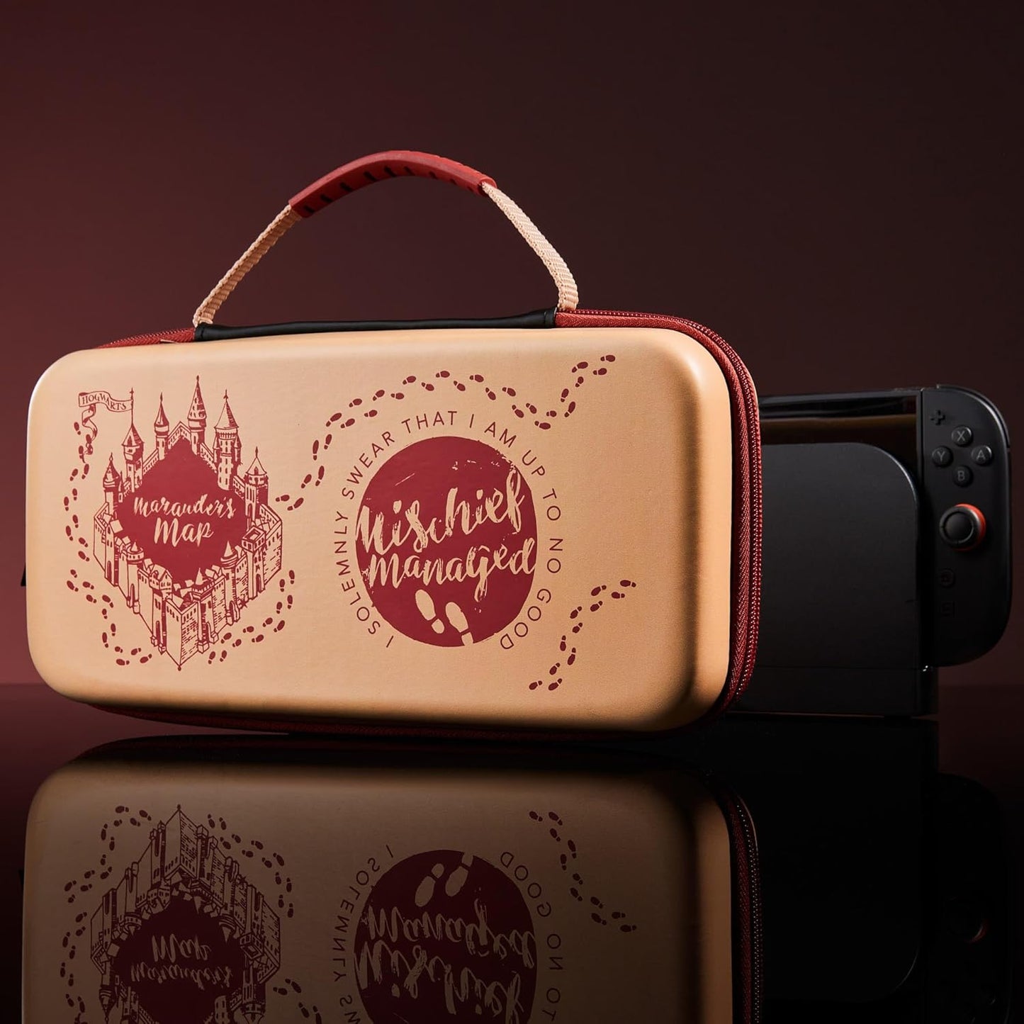 Harry Potter Trageetui für Switch und Switch 2, Karte des Rumtreibers Design