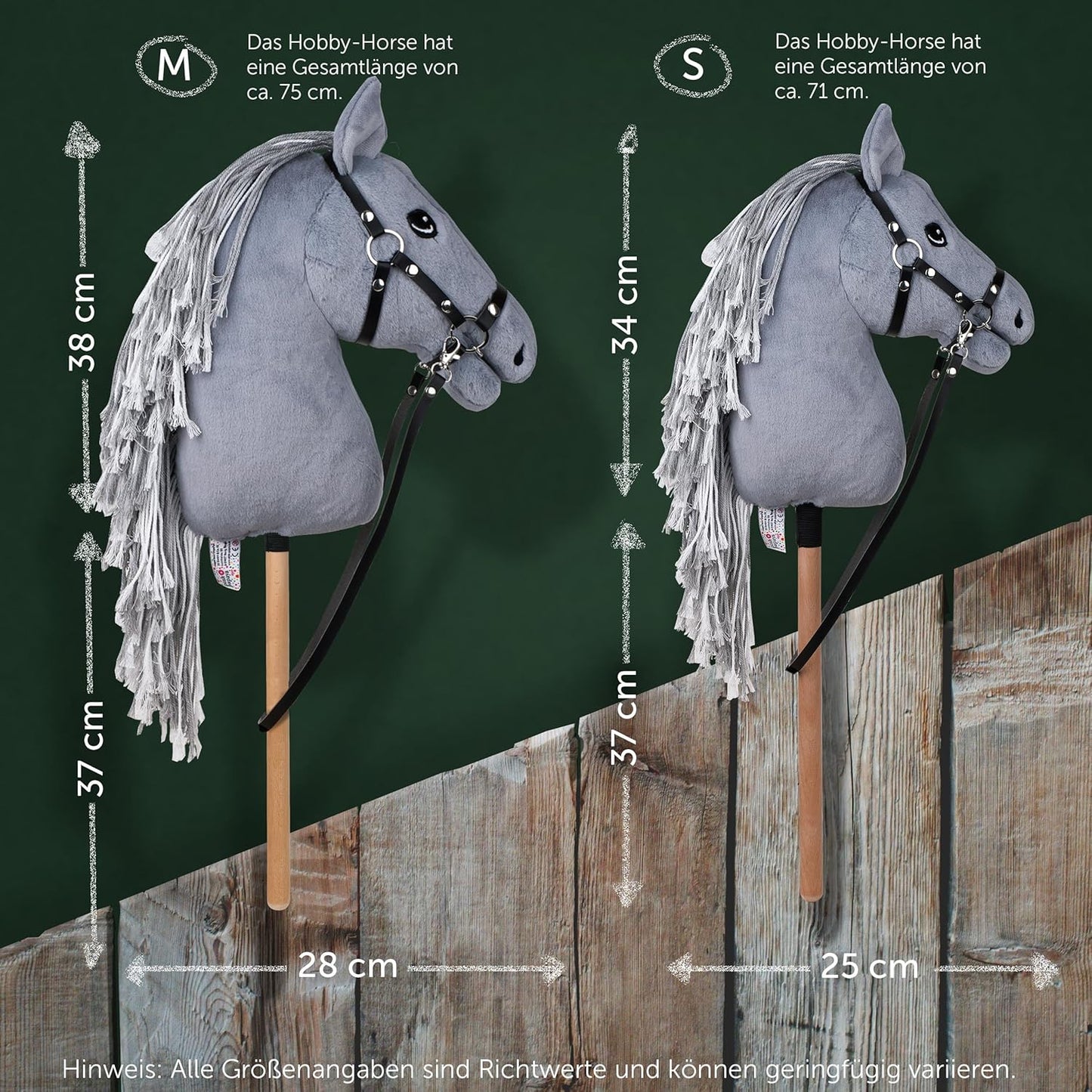 Steckenpferd Ronja mit Halfter und Trense, Ronja Small