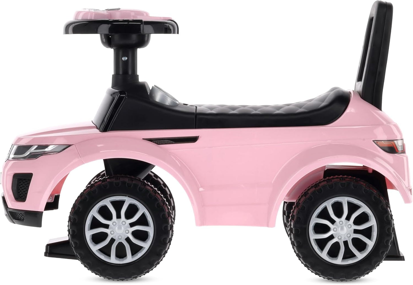 Rutschauto mit Hupe, Hellrosa