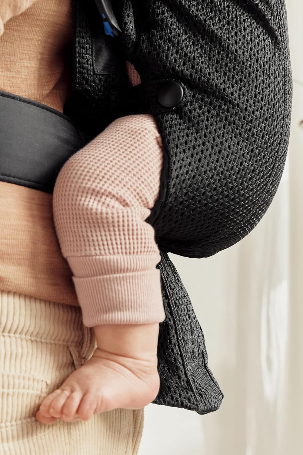Babytrage Mini 3D Mesh, Schwarz 3D-Netzstoff