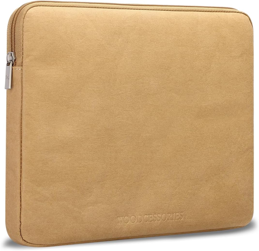 Wasserabweisende Laptophülle, MacBook 15-16" Braun