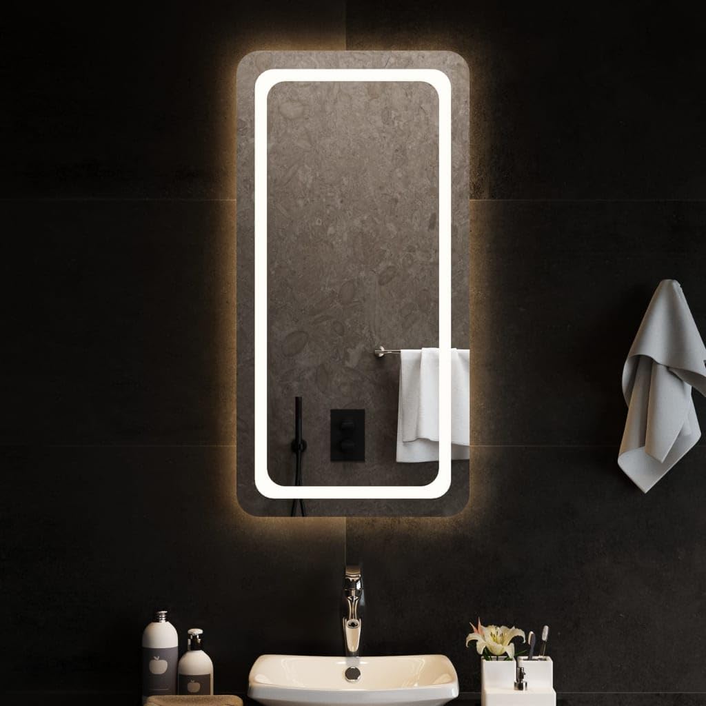 LED Badspiegel mit Beleuchtung Nelie, 50 x 100 cm