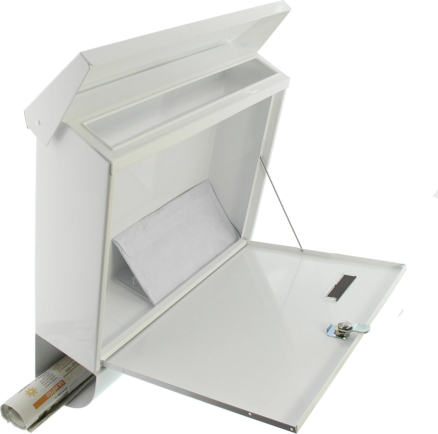 Vario 86720 W Briefkasten, Weiss Briefkasten-Set