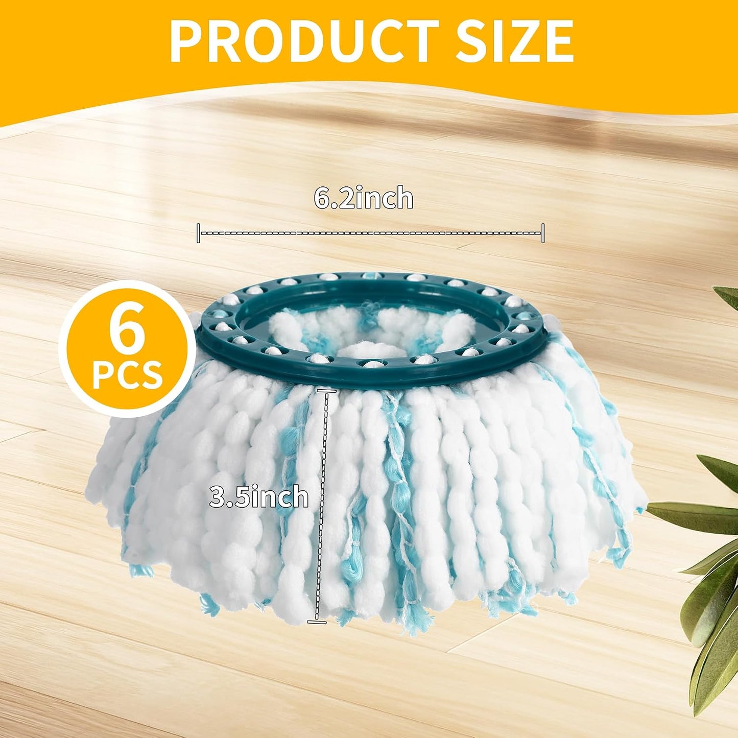 Ersatzkopf-Set für Clean Twist Disc Mop