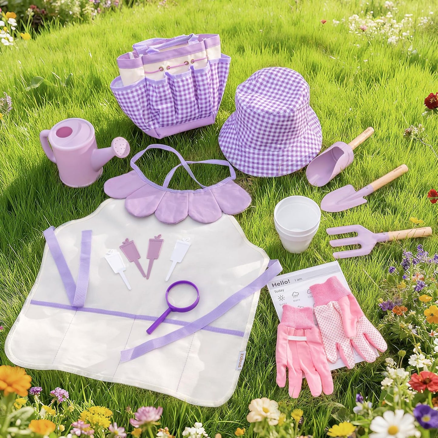 Kinder-Gartenset, Violett