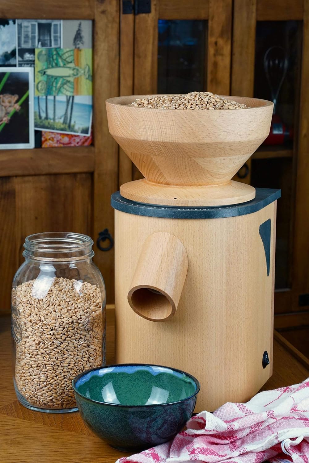 Getreidemühle Lino 200 mit 2,5 kg Bio Weizen, Mockmill Lino 200 + 2,5 kg Bio Weizen