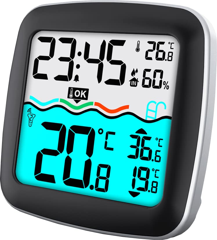 Funk-Poolthermometer mit Basisstation WS9059, WS9059