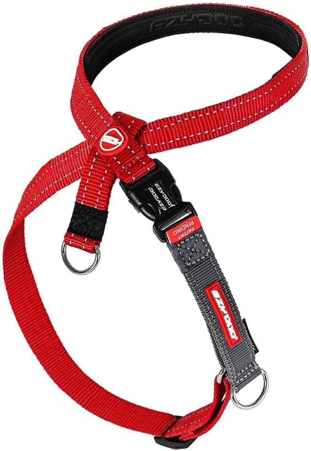 Anti-Zieh Hundegeschirr Crosscheck, S (36 - 49cm) Rot