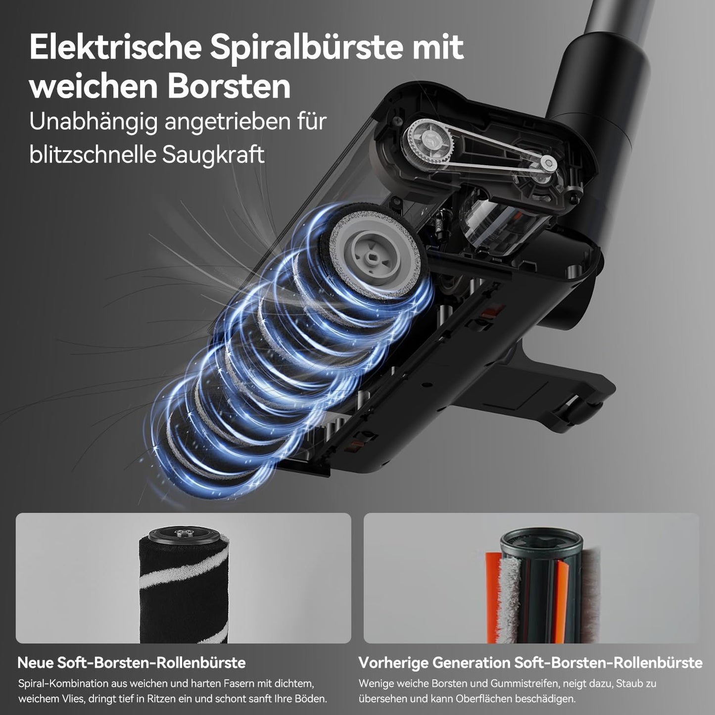 DEM-T30W 2-in-1 Staubsauger mit Stauberkennung
