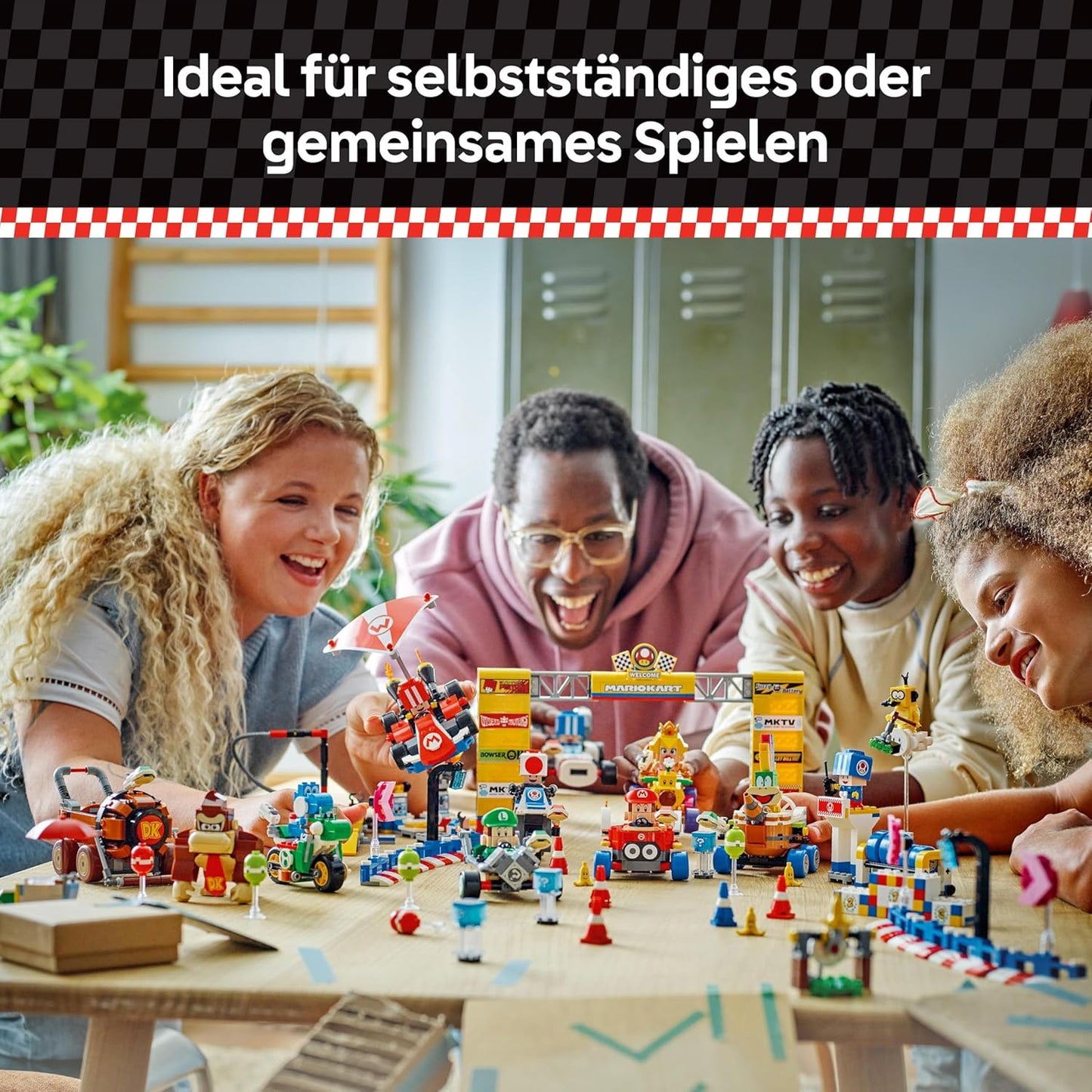 Mario Kart Standard-Kart mit Toad Figur