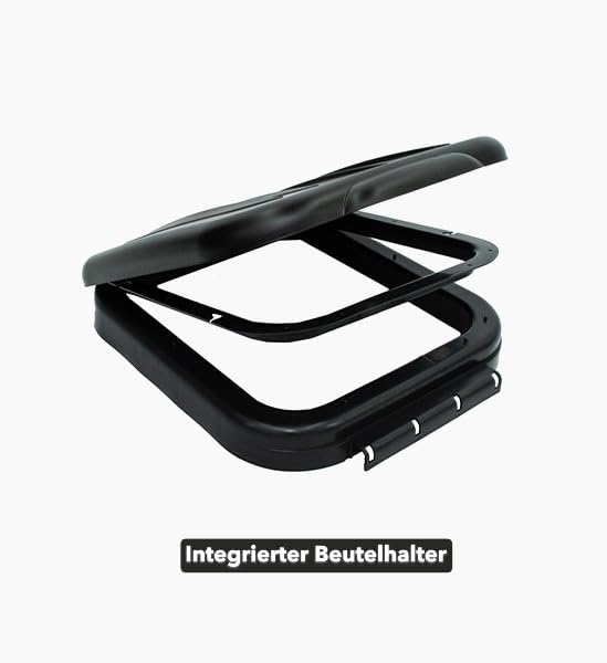 Müllsackständer, Schwarz