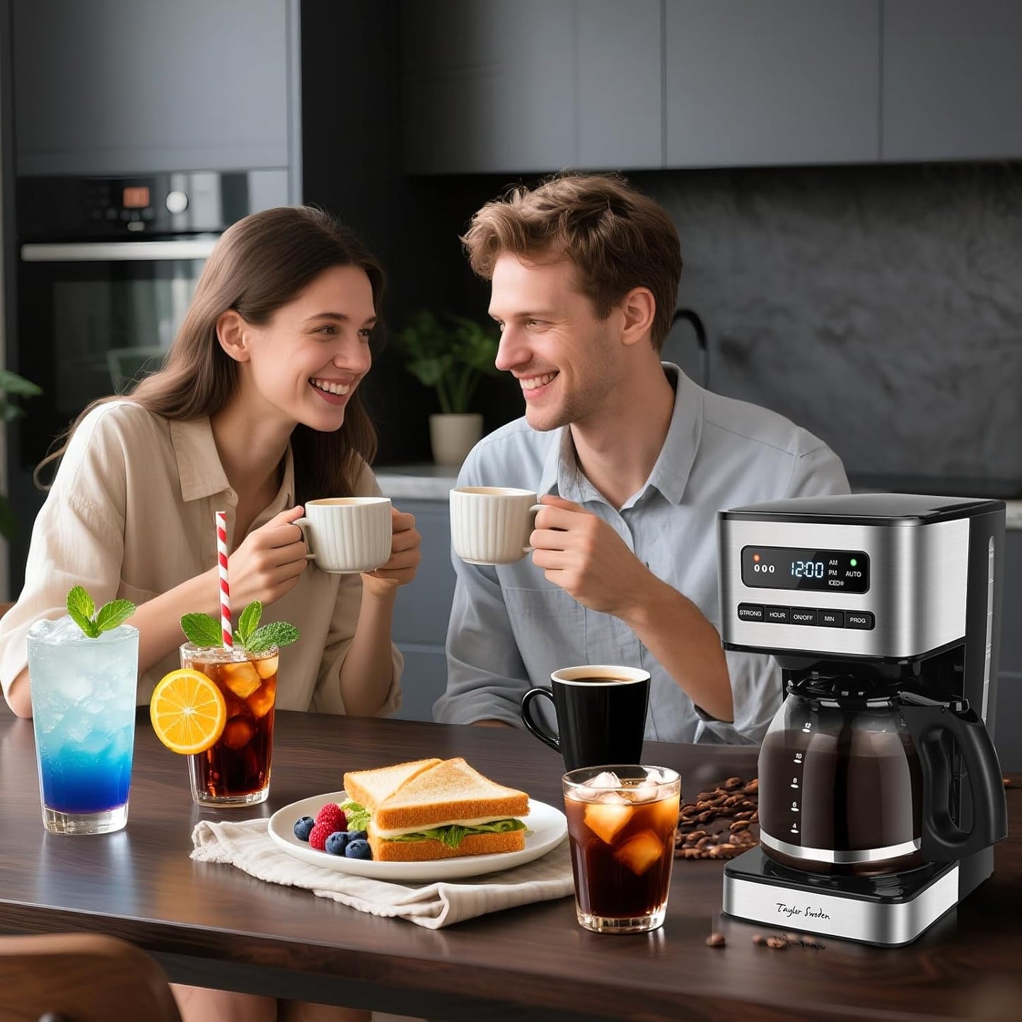 Filterkaffeemaschine mit Eiskaffee-Modus
