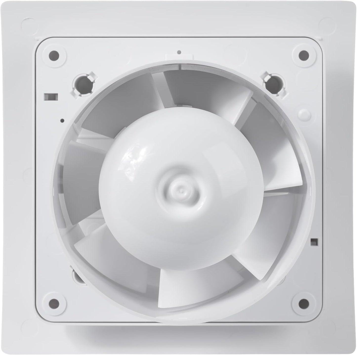 Badlüfter mit Feuchtigkeitssensor & Timer (100 mm), Ø 100 mm Weiß mit Feuchtesensor + Timer