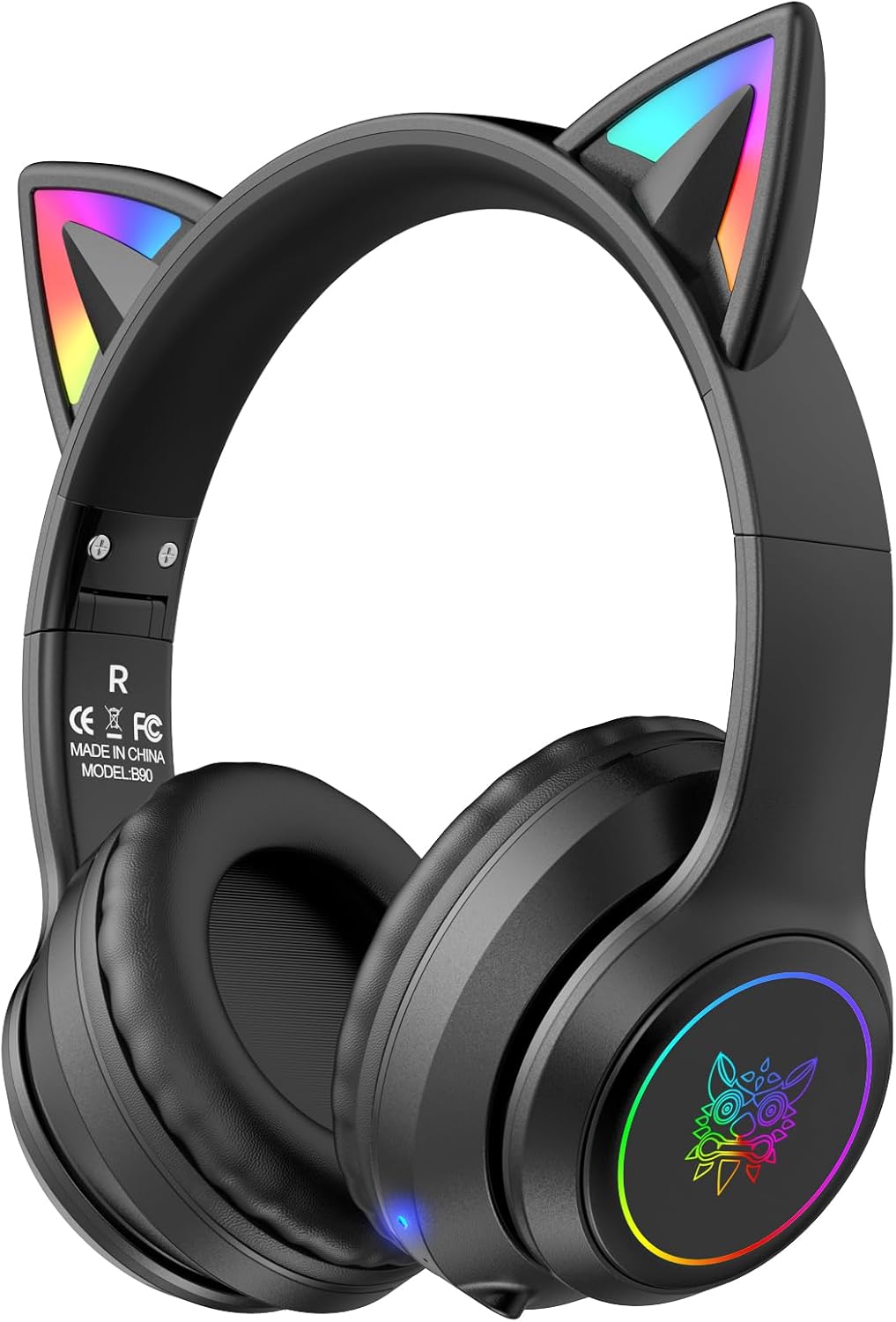 Bluetooth-Kopfhörer mit LED-Katzenohren, Cat-Ear Bluetooth