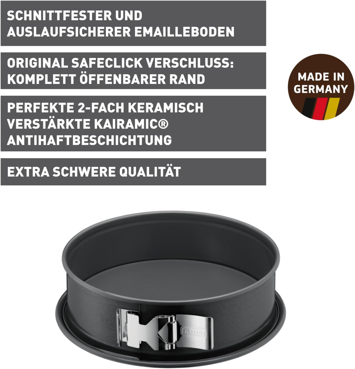 La Forme Plus Springform 26 cm, antihaftbeschichtet, Ø 26 cm Single