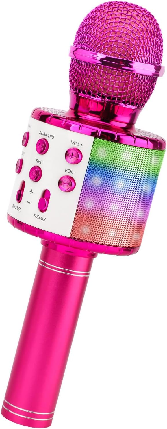 4-in-1 Karaoke Mikrofon, purple
