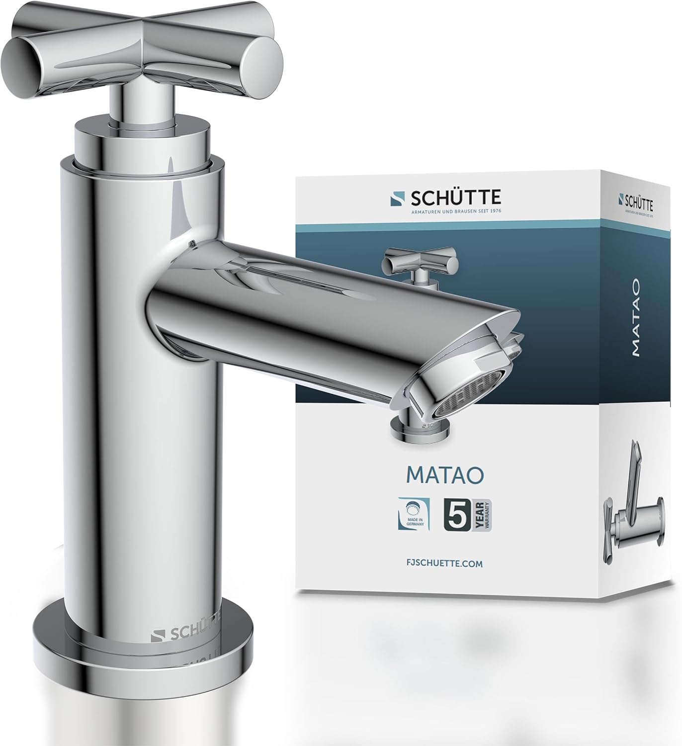 Kaltwasserhahn MATAO mit Kreuzgriff, MATAO