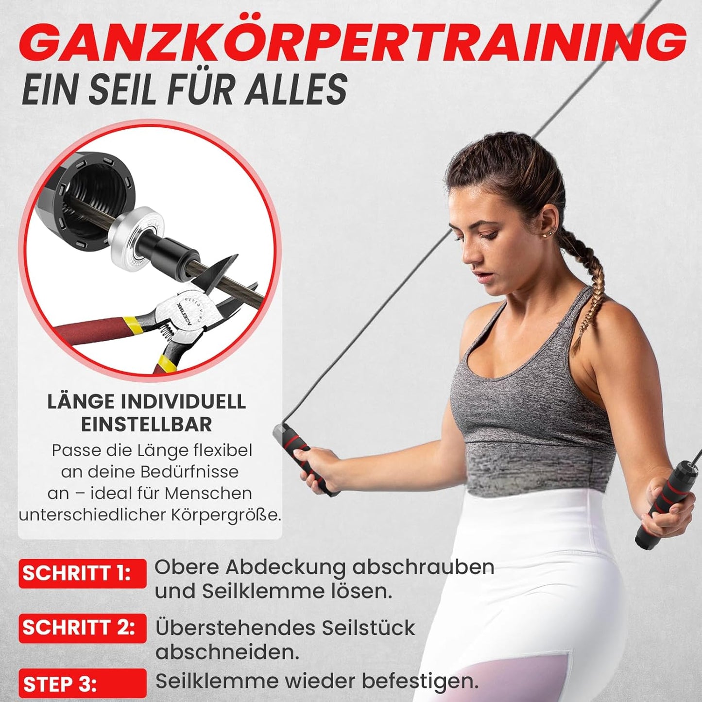 7-in-1 Bauchmuskeltrainer Set, 1 Schwarz 7-in-1