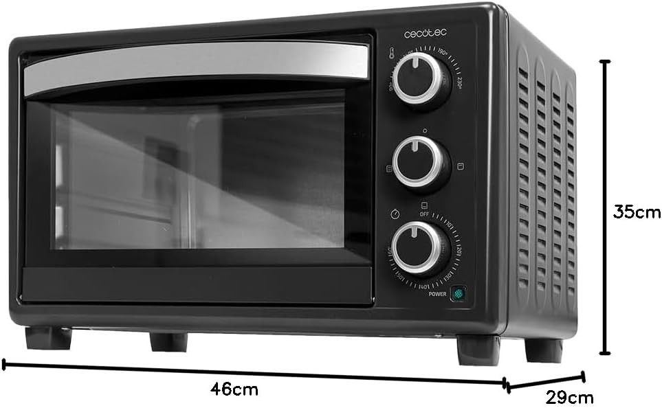 Kleinbackofen Bake and Toast 2300, 23 L Schwarz