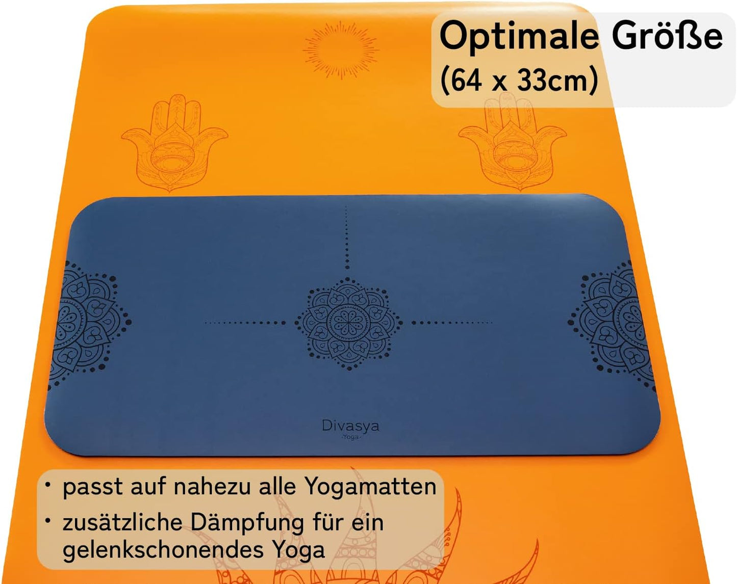 Yoga Knie-Pad, Blau